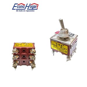 SWITCH ON-OFF 10A 380V,15A 250V 6 TERMINAL