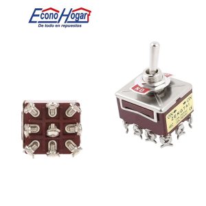 SWITCH ON-ON 10A 380V,15A 250V 9 TERMINAL
