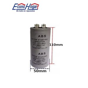 CAPACITADOR DE ARRANQUE DE MOTOR 250V 1000mfd 1000uf