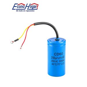 CAPACITADOR DE ARRANQUE DE MOTOR 250V 250mfd 250uf