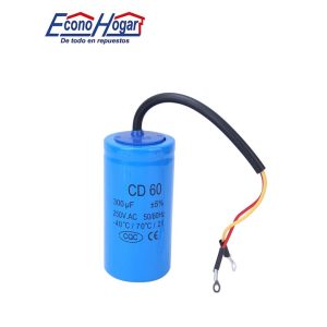 CAPACITADOR DE ARRANQUE DE MOTOR 250V 300mfd 300uf
