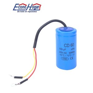 CAPACITADOR DE ARRANQUE DE MOTOR 250V 500mfd 500uf