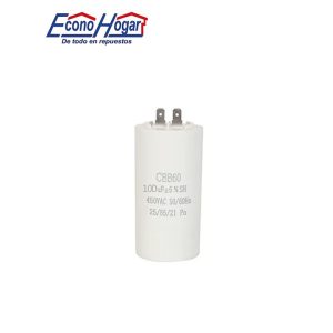CAPACITADOR DE ARRANQUE DE MOTOR 450V 100mfd 100uf