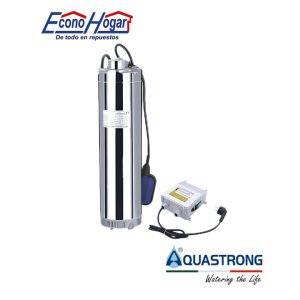 BOMBA AGUA SUBMERGIBLE 1HP 220V 60HZ CON PROTECTOR AQUASTRONG