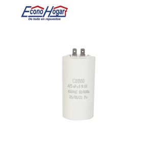 CAPACITADOR DE ARRANQUE DE MOTOR 450V 45mfd 45uf
