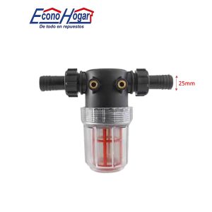 FILTRO DE AGUA PARA HIDROLAVADORA INDUSTRIAL 25mm T/B CHICO