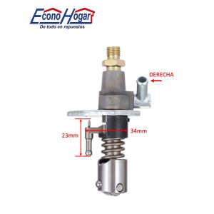 BOMBA DE INYECCION MOTOR DIESEL 192F 34/23mm DERECHA