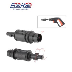 BOQUILLA PARA PISTOLA HIDROLAVADORA TIPO C